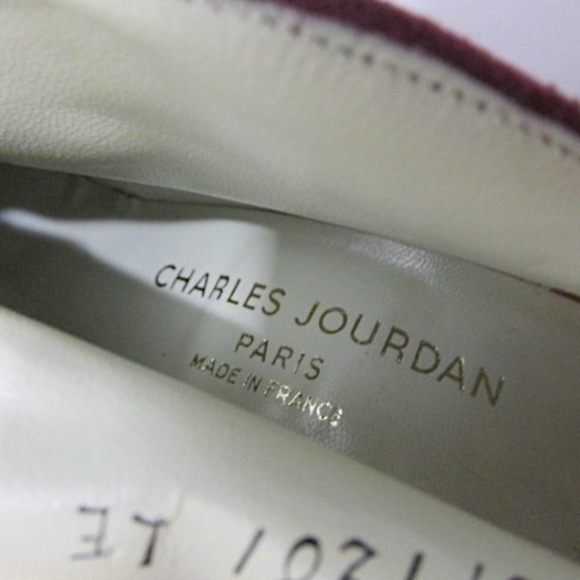 Vintage Charles Jourdan Fuchsia Suede Ankle Boots, NWOT, Size 6.5 - Picture 7 of 10